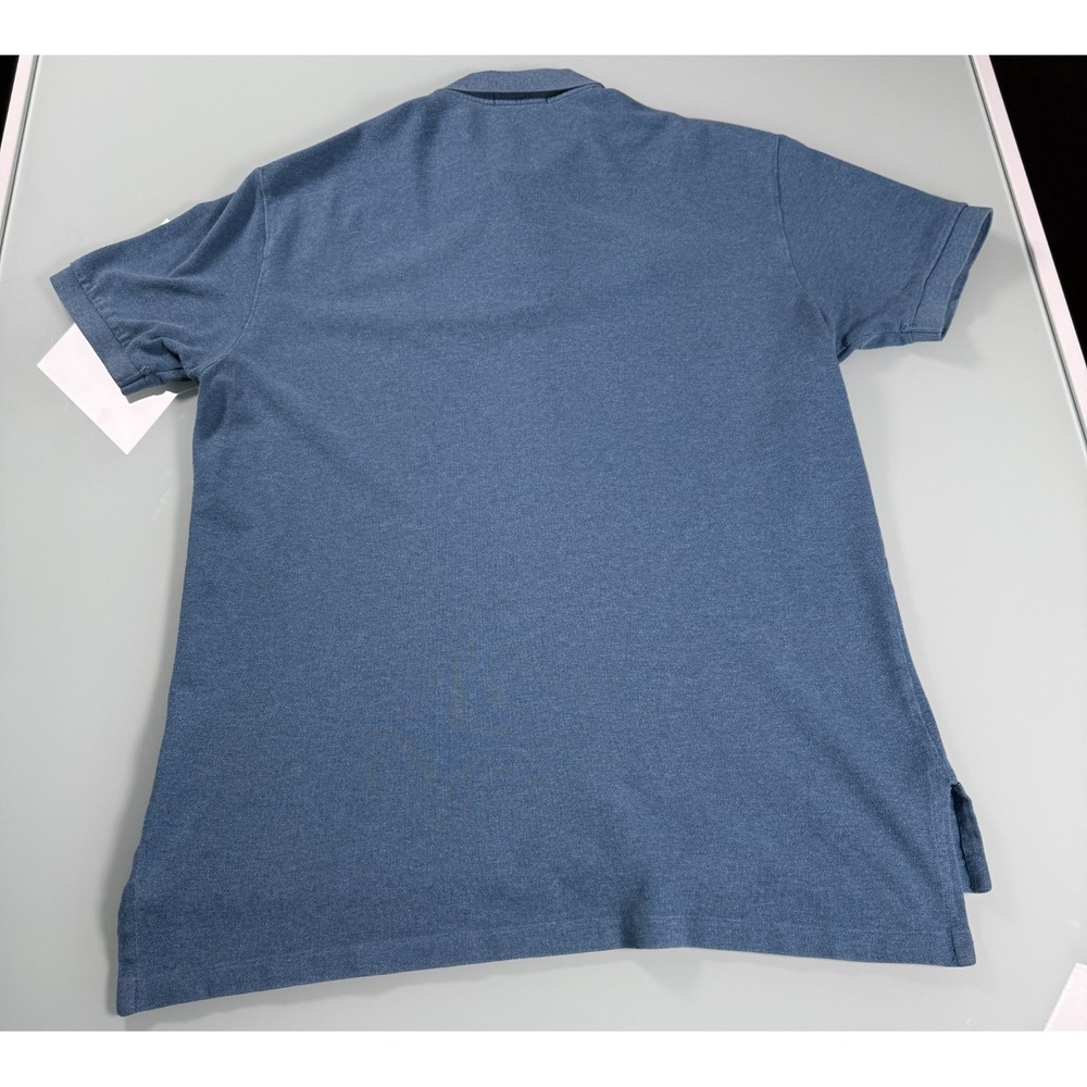 Polo Ralph Lauren Polo Shirt Mens L Short Sleeve Blue cotton Pony Preppy - Picture 2 of 10